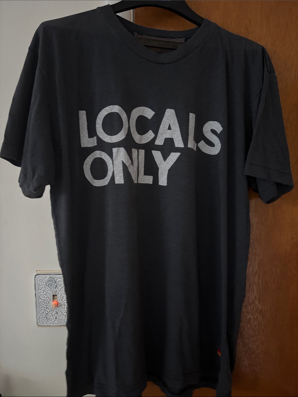 Aviator Nation Black 'LOCALS ONLY' Graphic Tee